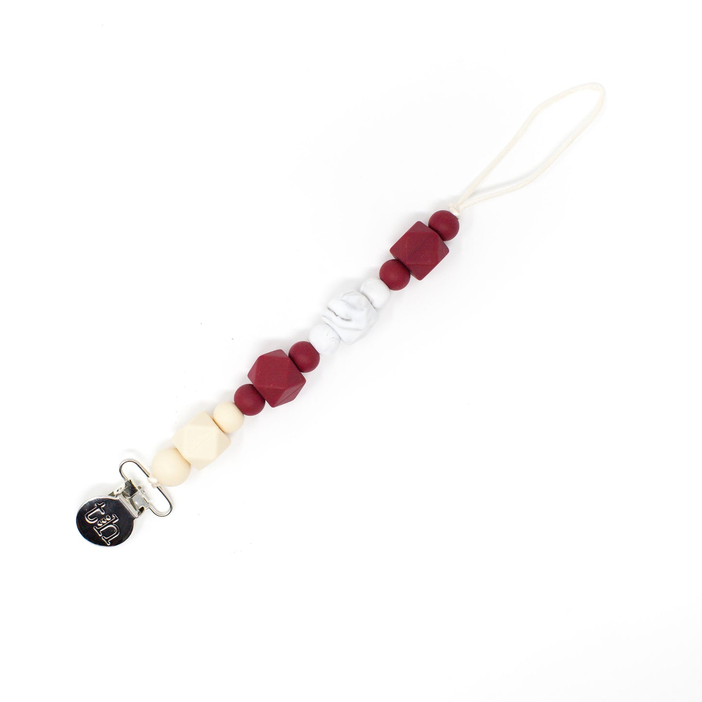 Grande Jewel Pacifier Clip - Food Grade BPA Free Silicone