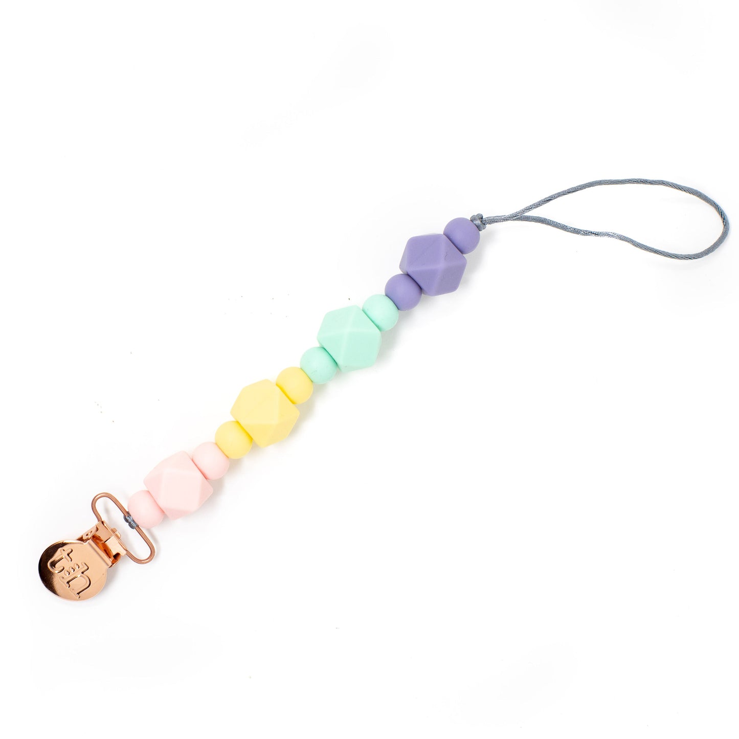 Grande Jewel Pacifier Clip - Food Grade BPA Free Silicone