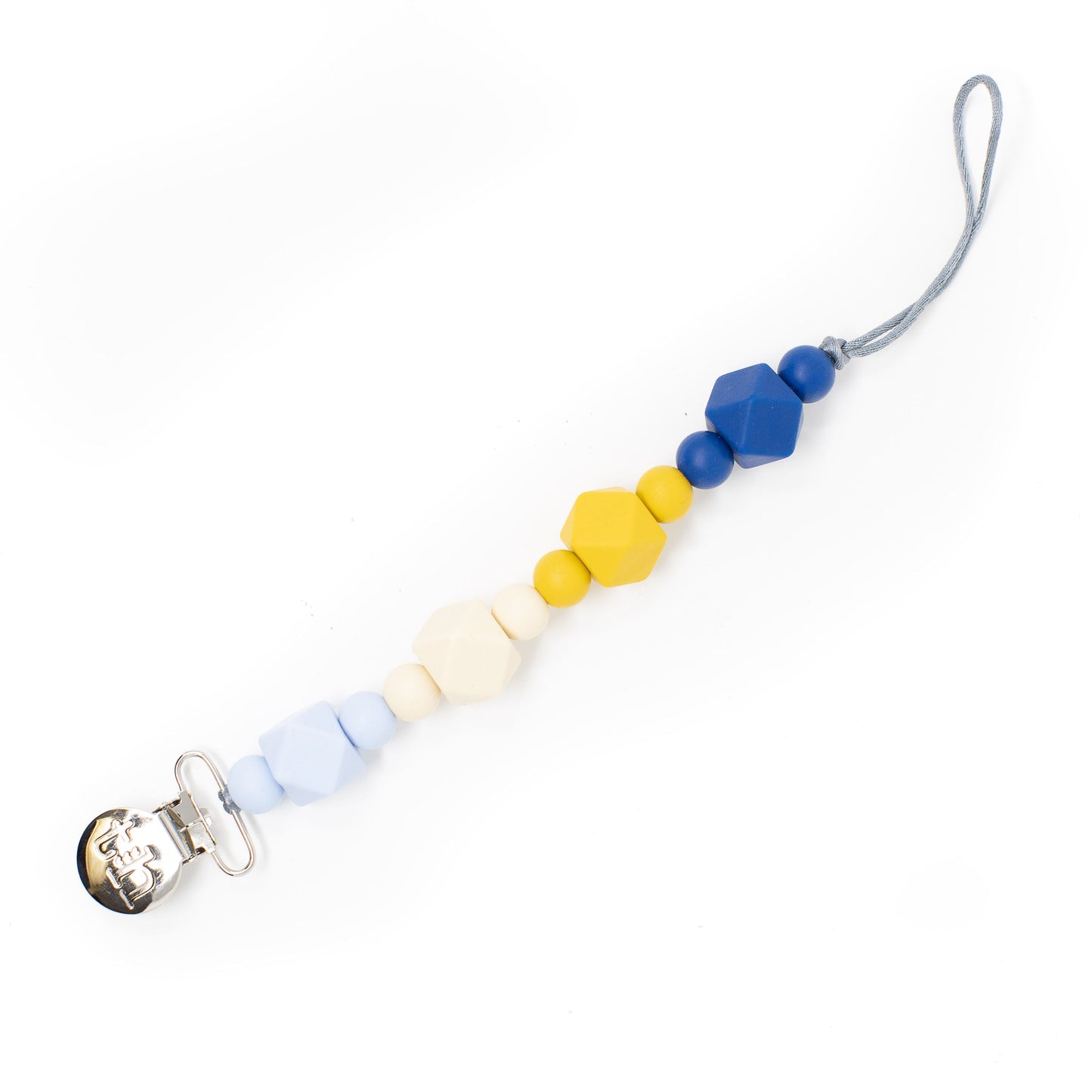 Grande Jewel Pacifier Clip - Food Grade BPA Free Silicone
