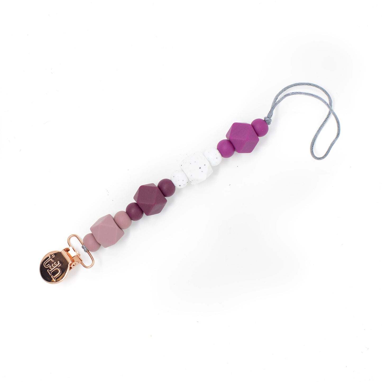 Grande Jewel Pacifier Clip - Food Grade BPA Free Silicone