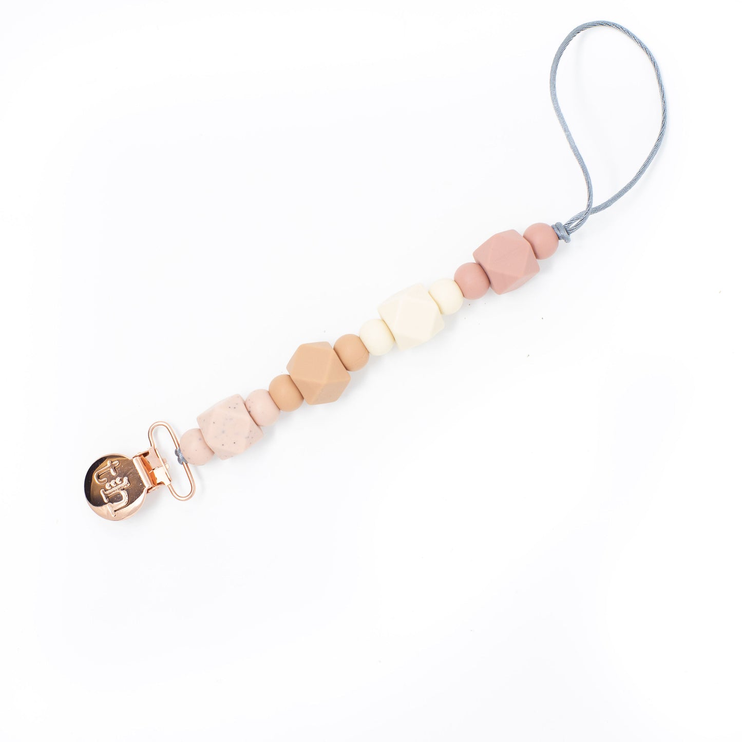 Grande Jewel Pacifier Clip - Food Grade BPA Free Silicone