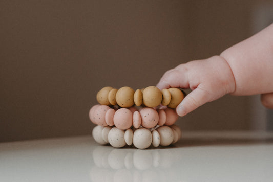 Adelia Teething Ring & Bracelet - Food Grade Silicone