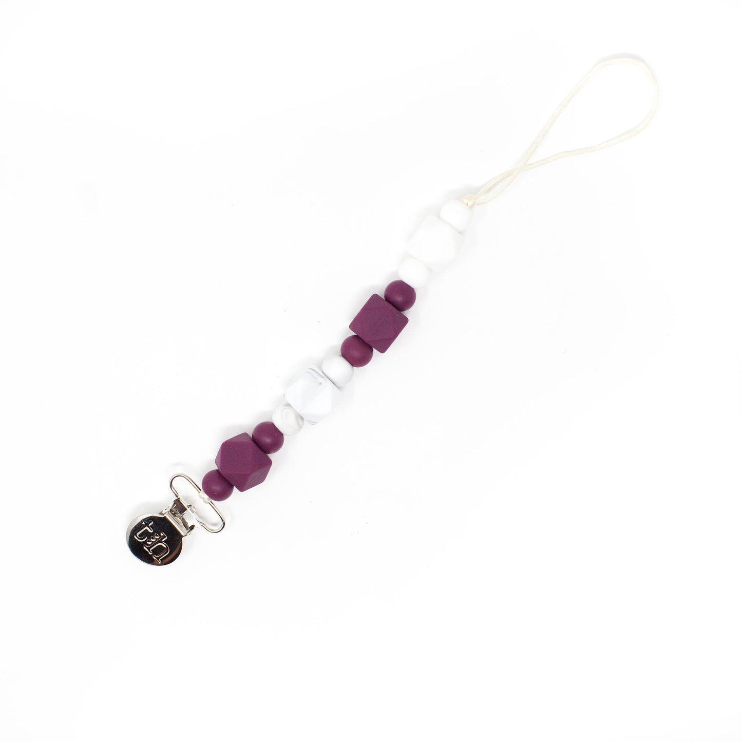 Grande Jewel Pacifier Clip - Food Grade BPA Free Silicone