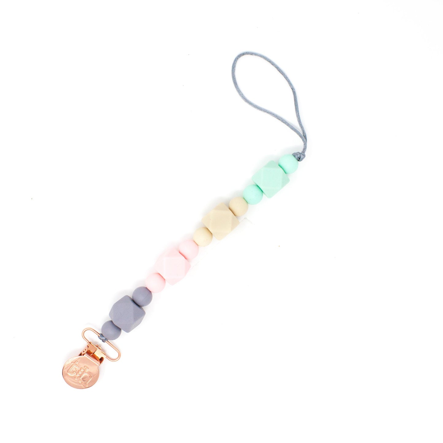 Grande Jewel Pacifier Clip - Food Grade BPA Free Silicone