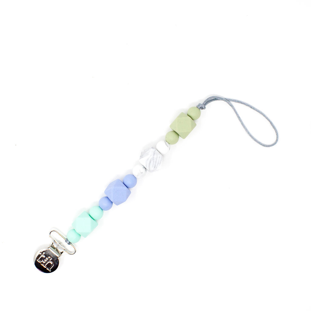 Grande Jewel Pacifier Clip - Food Grade BPA Free Silicone