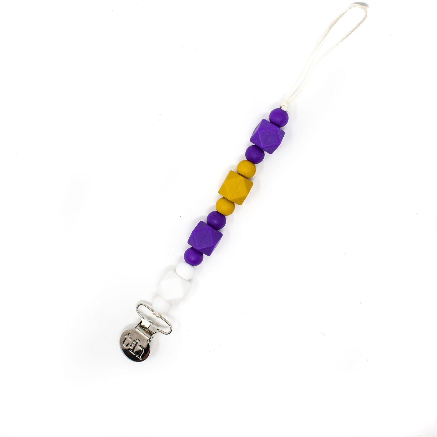 Grande Jewel Pacifier Clip - Food Grade BPA Free Silicone