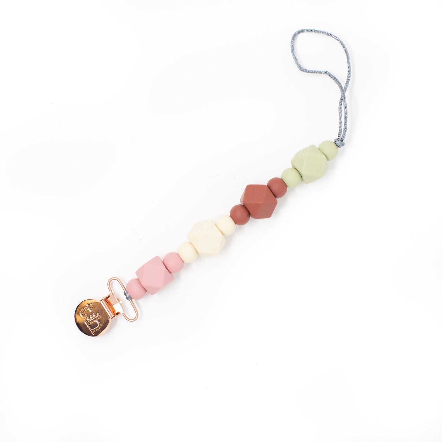 Grande Jewel Pacifier Clip - Food Grade BPA Free Silicone
