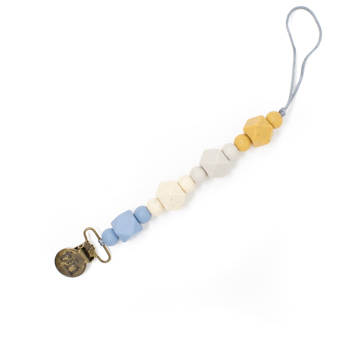 Grande Jewel Pacifier Clip - Food Grade BPA Free Silicone