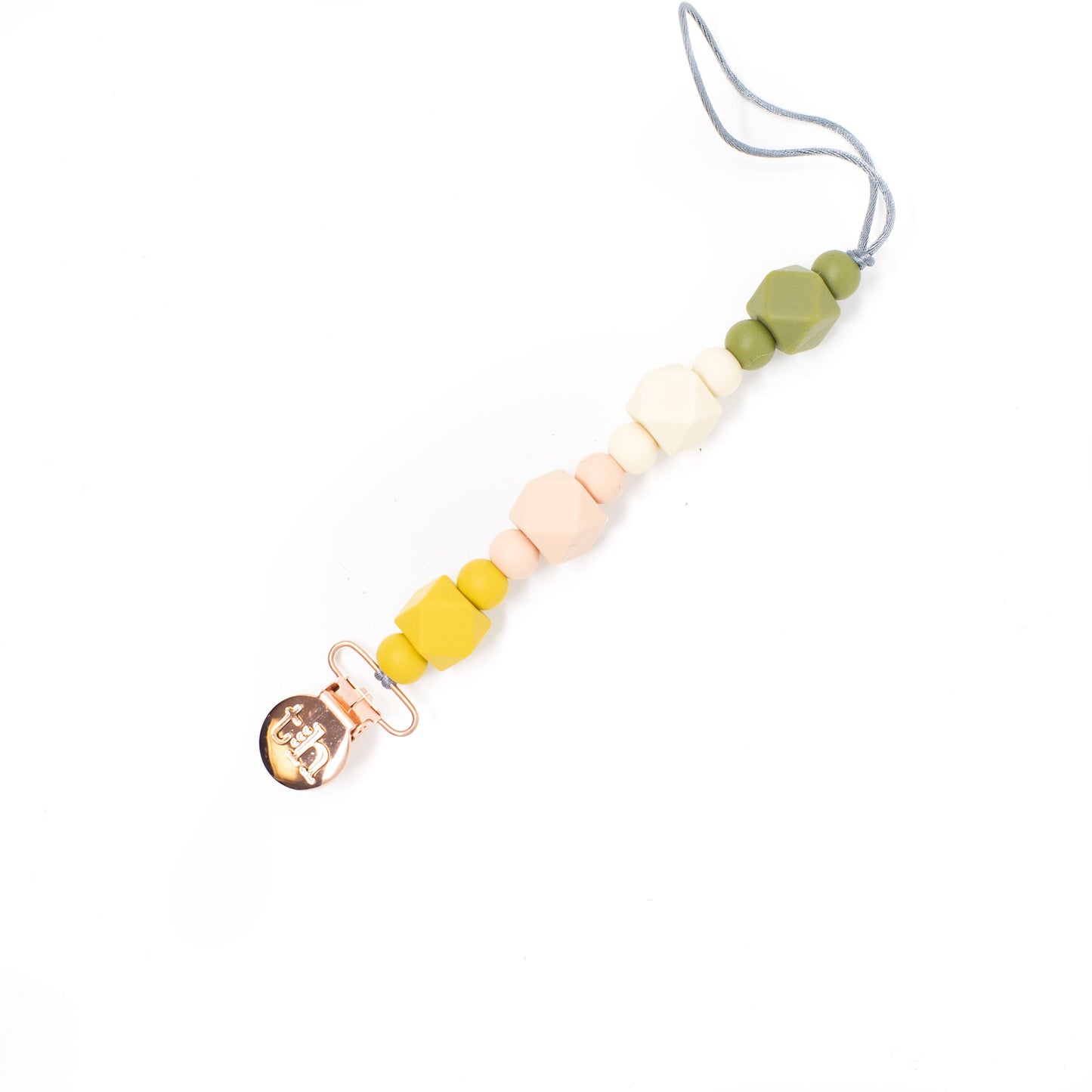 Grande Jewel Pacifier Clip - Food Grade BPA Free Silicone