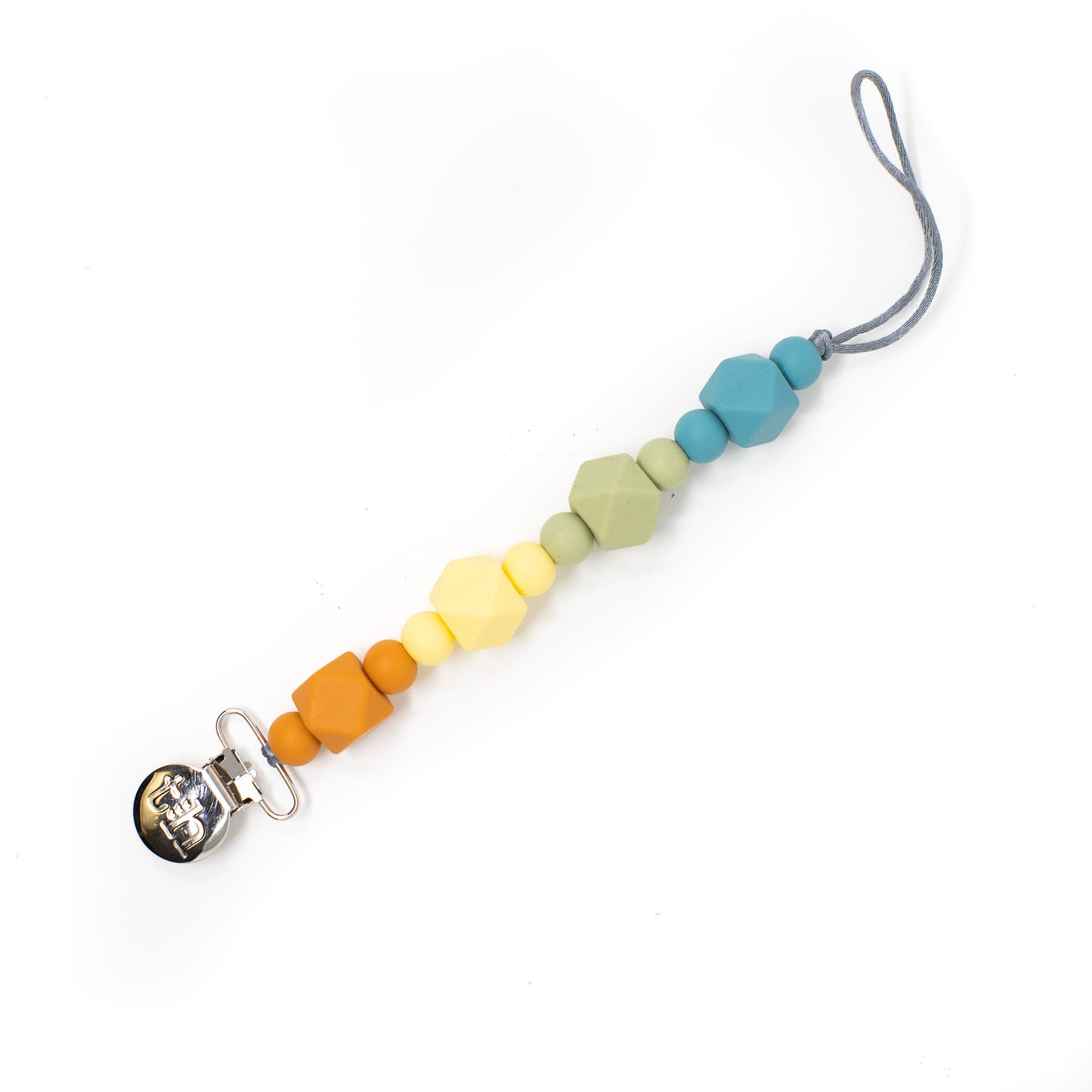 Grande Jewel Pacifier Clip - Food Grade BPA Free Silicone
