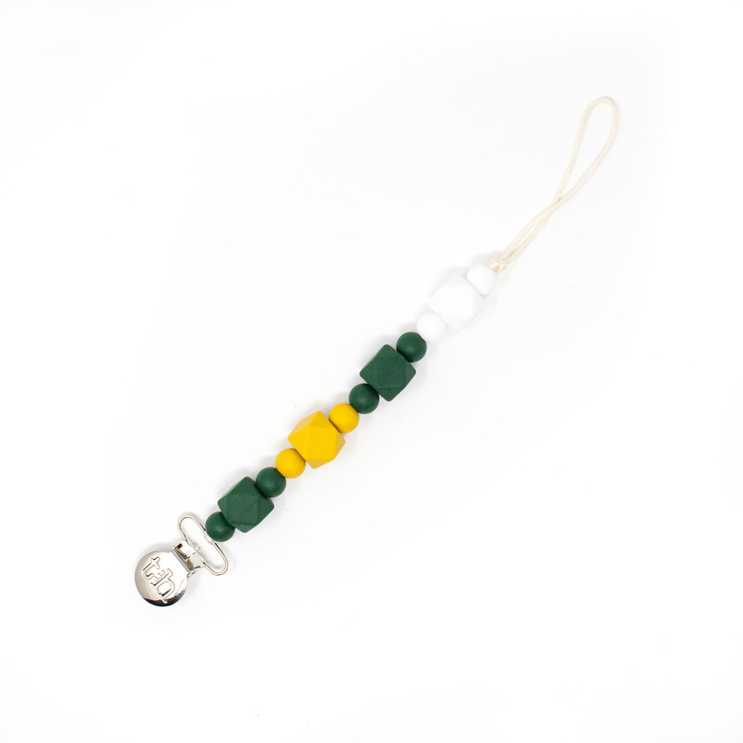 Grande Jewel Pacifier Clip - Food Grade BPA Free Silicone