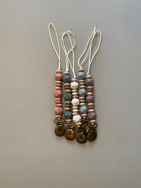 Petite Luca Pacifier & Toy Clip - BPA Free Silicone